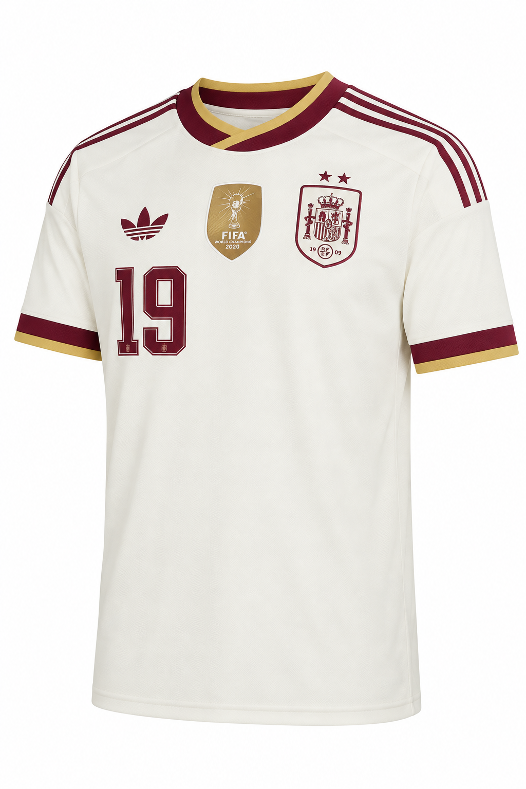 SPAIN 2026 AWAY LAMINE YAMAL #10 WHITE CREAM SOCCER JERSEY