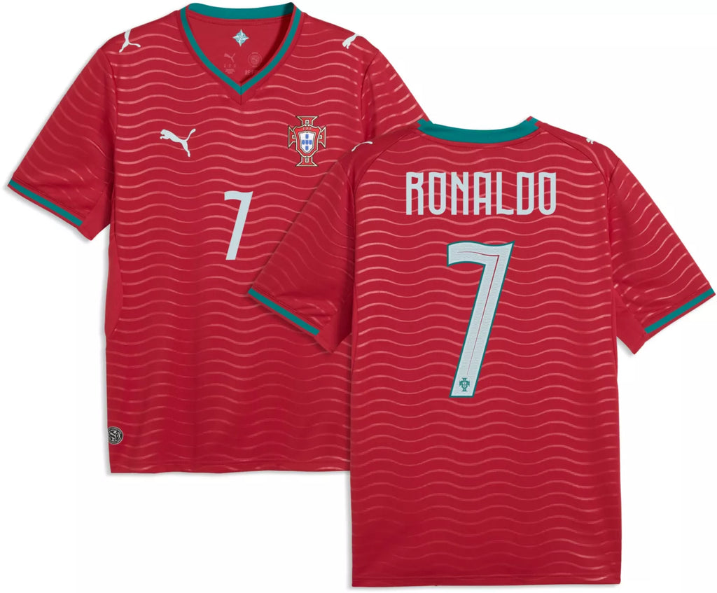 PORTUGAL 2026 HOME CRISTIANO RONALDO #7 RED SOCCER JERSEY