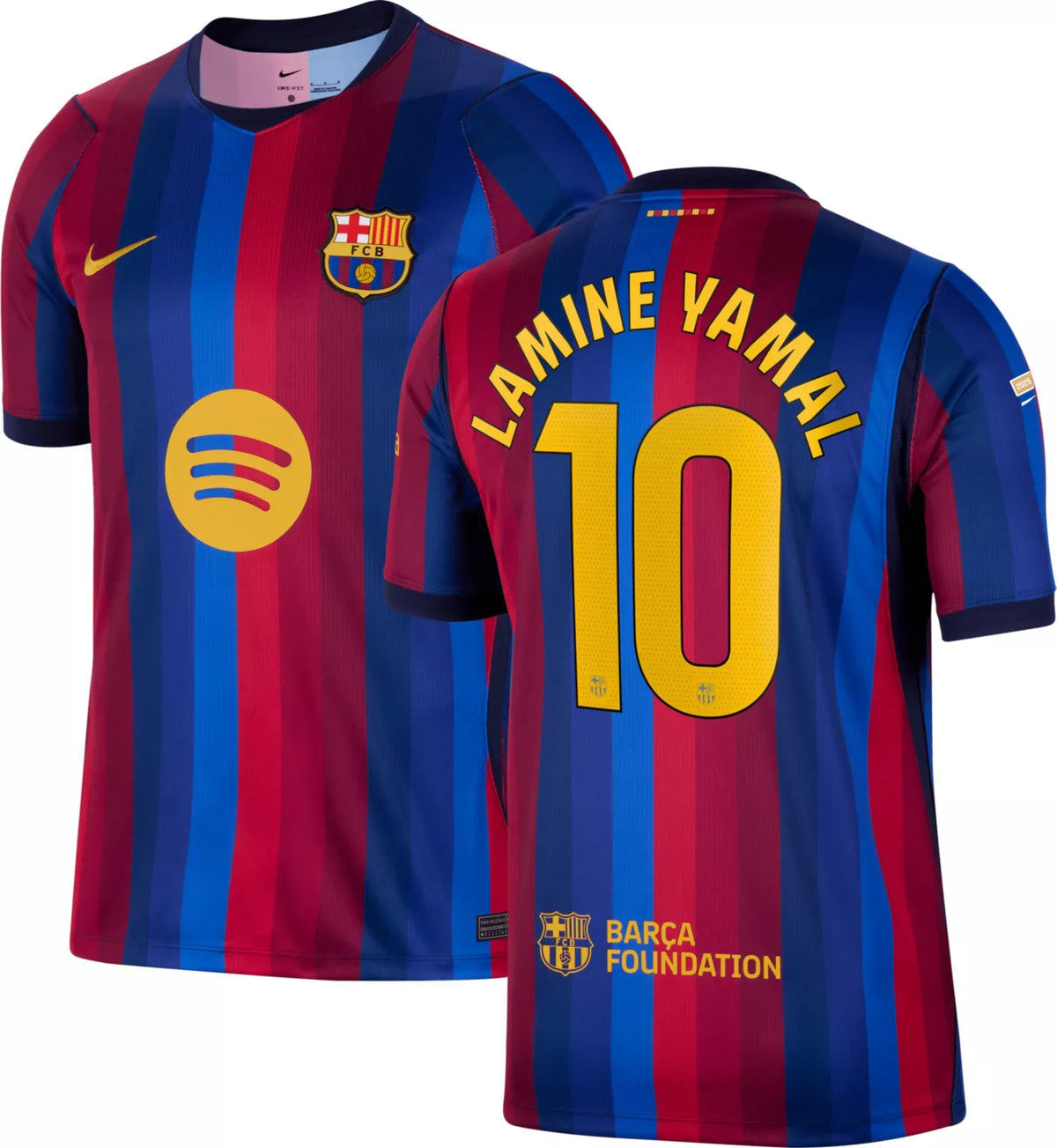 BARCELONA 2026 HOME LAMINE YAMAL #10 RED & BLUE SOCCER JERSEY