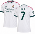 REAL MADRID 2026 HOME VINI JR #7 WHITE SOCCER JERSEY