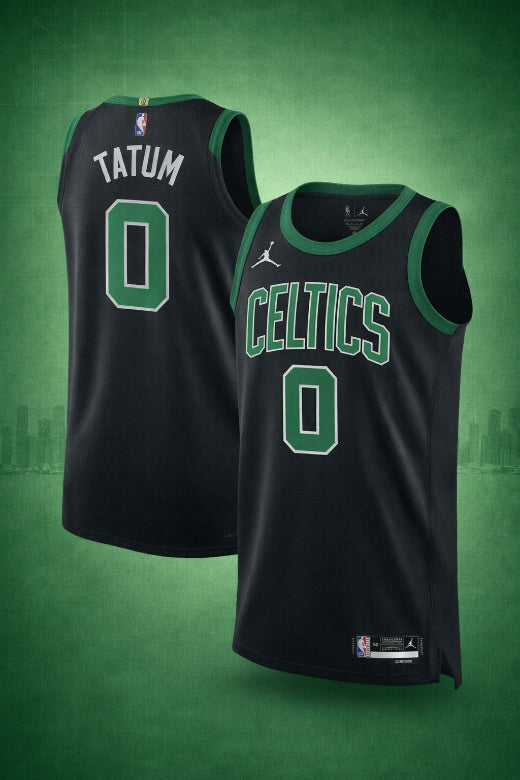 Boston Celtics #0 Tatum Black Jersey – Statement Edition Basketball Jersey