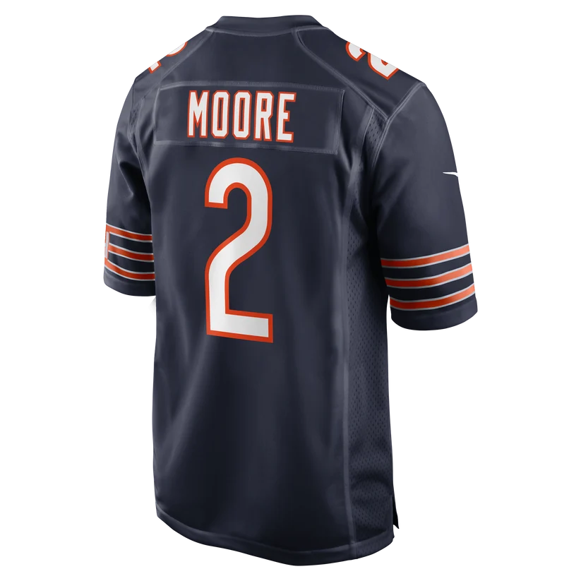YOUTH CHICAGO BEARS D.J. MOORE #2 BLUE NFL OFFICIAL JERSEY
