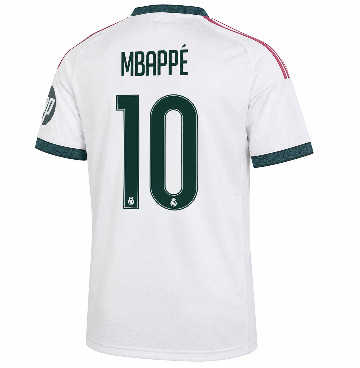 REAL MADRID 2026 HOME KYLIAN MBAPPE #10 WHITE SOCCER JERSEY