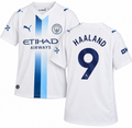 MANCHESTER CITY 2026 AWAY ERLING HAALAND #9 WHITE SOCCER JERSEY
