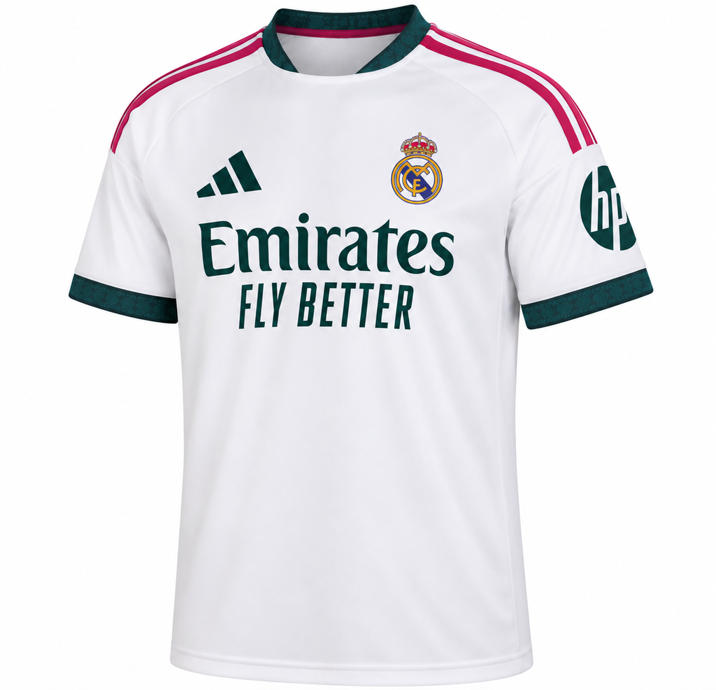 REAL MADRID 2026 HOME VINI JR #7 WHITE SOCCER JERSEY