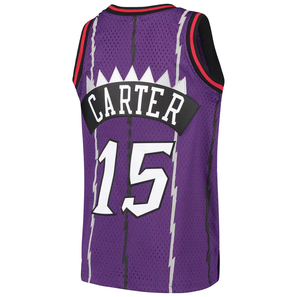 TORONTO RAPTORS VINCE CARTER #15 PURPLE THROWBACK NBA JERSEY