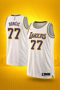 Los Angeles Lakers #77 Doncic Yellow Jersey – Icon Edition