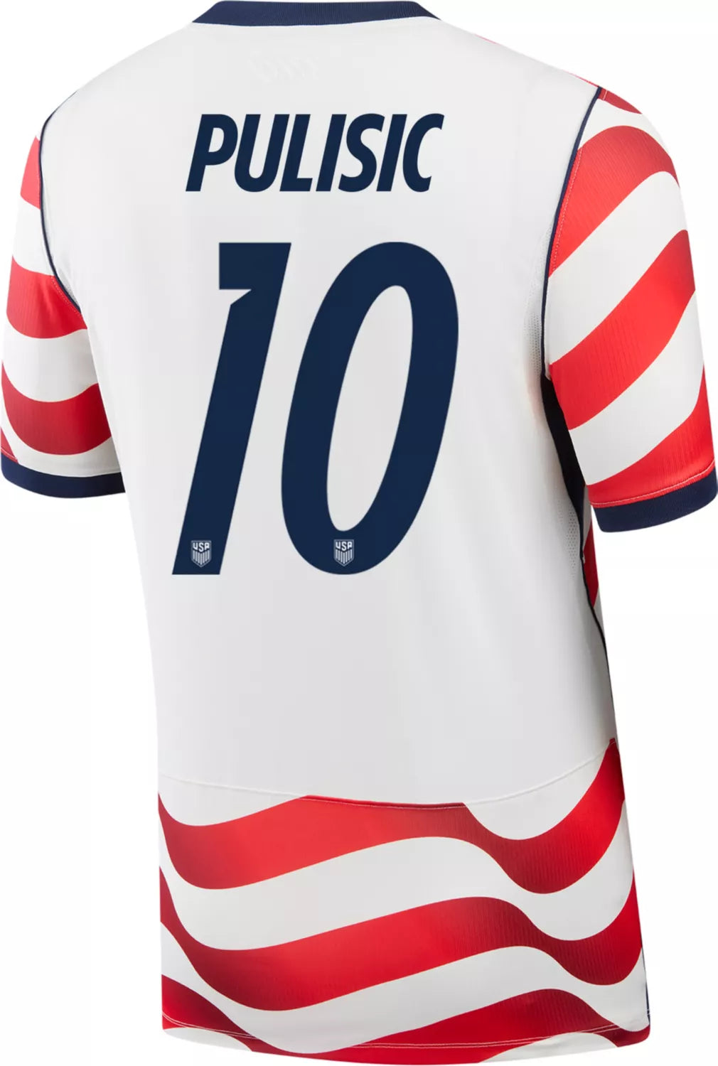 UNITED STATES 2026 HOME CRISTIAN PULISIC #10 RED & WHITE SOCCER JERSEY