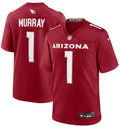 ARIZONA CARDINALS KYLER MURRAY #1 - RED & WHITE OFFICIAL NFL JERSEY
