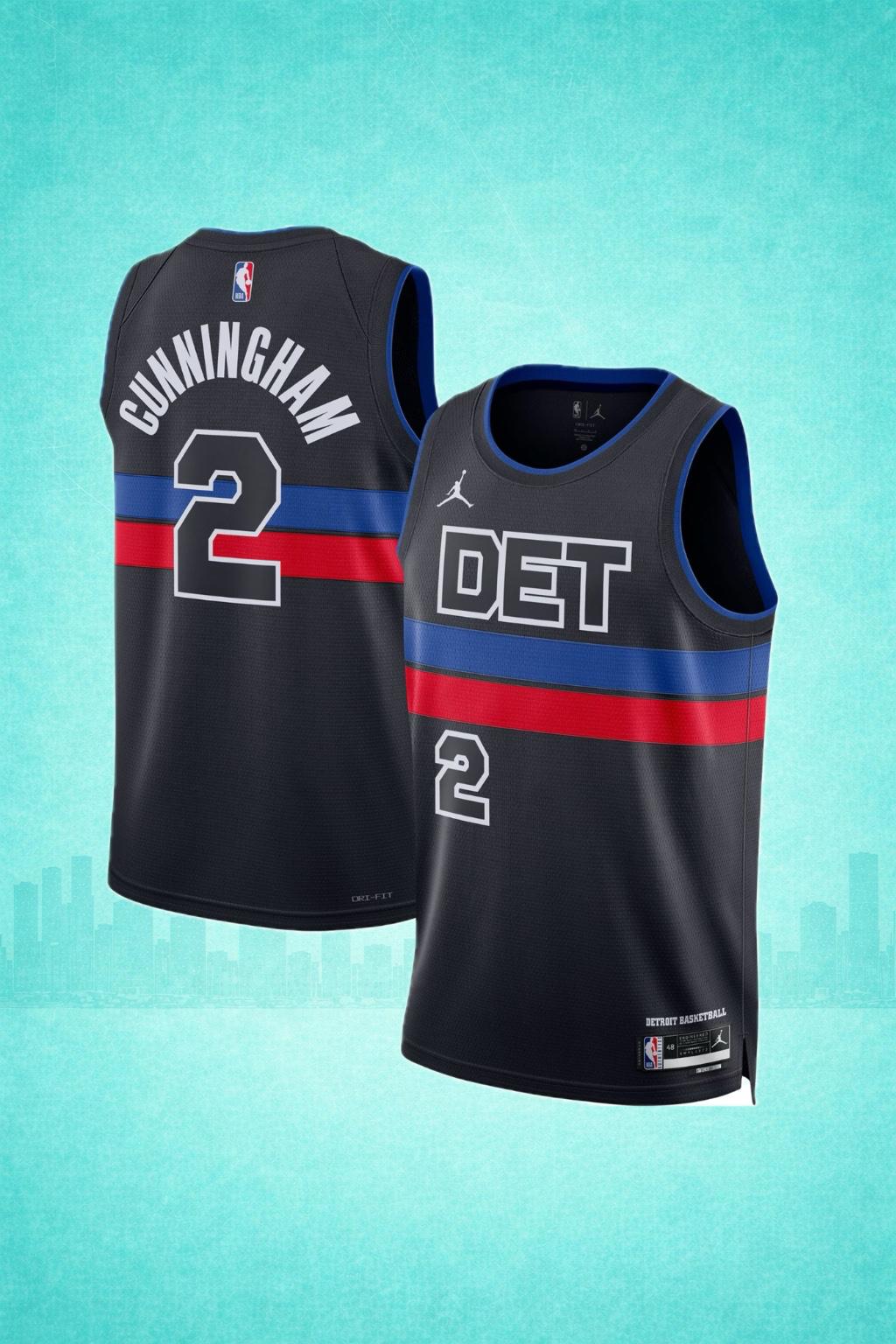 Detroit Pistons #2 Cade Cunningham Black City Edition Jersey – DET Edition