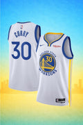 Golden State Warriors #30 Stephen Curry White Jersey – Association Edition