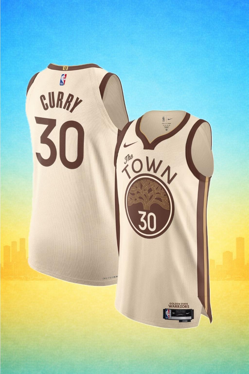 Golden State Warriors #30 Stephen Curry “The Town” Jersey – City Edition