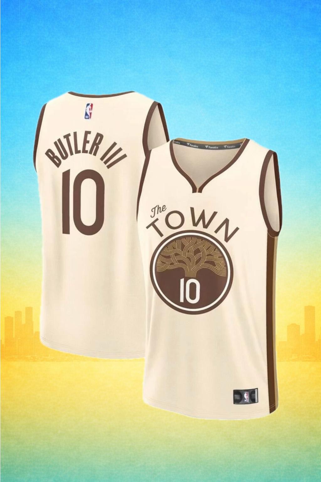 Golden State Warriors #10 Jimmy Butler III "The Town" City Edition Jersey