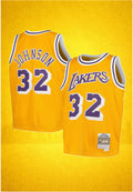 Los Angeles Lakers #34 O’Neal Yellow Jersey – Hardwood Classics Throwback Edition
