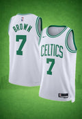 Boston Celtics #7 Brown White Home Jersey – Classic NBA Edition