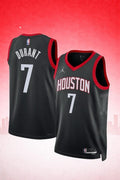 Houston Rockets #7 Kevin Durant Black Jersey – Statement Edition