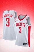 Houston Rockets #3 Kevin Porter Jr. White Jersey – Association Edition