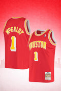 Houston Rockets #1 Tracy McGrady Red Jersey – Hardwood Classics