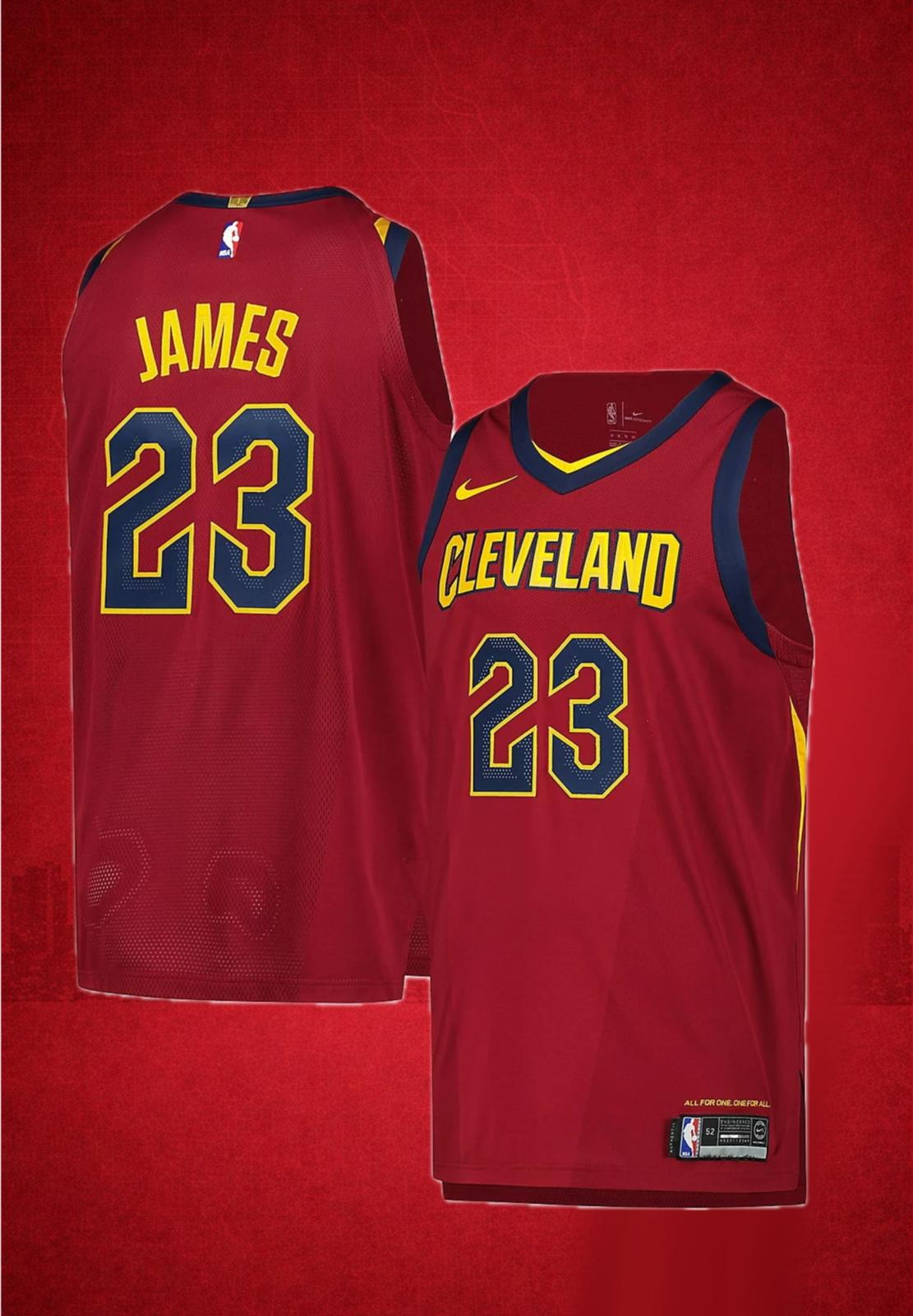 Cleveland Cavaliers #23 James Red Icon Jersey – NBA Classic Edition