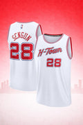 Houston Rockets #28 Alperen Şengün White Jersey – H-Town City Edition