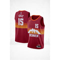 Denver Nuggets #15 Jokić 2018–19 Red City Edition Jersey – Mile High Skyline