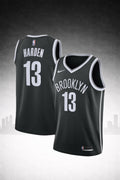 Brooklyn Nets #13 Harden Black Statement Jersey – NBA Edition