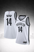 Brooklyn Nets #14 Mann White Home Jersey – NBA Edition