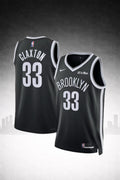 Brooklyn Nets #33 Claxton Black Statement Jersey – NBA Edition