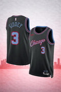 Chicago Bulls #3 Giddey Black City Jersey – NBA City Edition