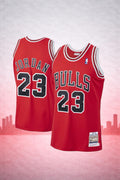 Chicago Bulls #23 Michael Jordan Red Jersey – NBA Hardwood Classics