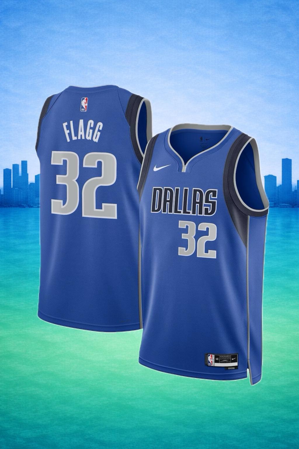 Dallas Mavericks #32 Cooper Flagg Blue Jersey – NBA Icon Edition