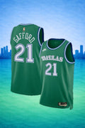 Dallas Mavericks #21 Daniel Gafford Green Jersey – NBA Statement Edition