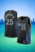 Dallas Mavericks #25 P.J. Washington Jr. Black Jersey – NBA City Edition