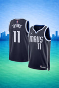 Dallas Mavericks #11 Kyrie Irving Navy Jersey – NBA Statement Edition