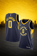 Indiana Pacers #0 Tyrese Haliburton Yellow Jersey – Statement Edition