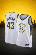 Indiana Pacers #43 Pascal Siakam White Jersey – Association Edition