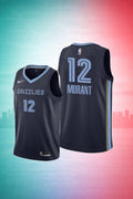 Memphis Grizzlies Ja Morant #12 Navy Jersey