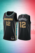 Memphis Grizzlies Ja Morant #12 Black City Edition Jersey