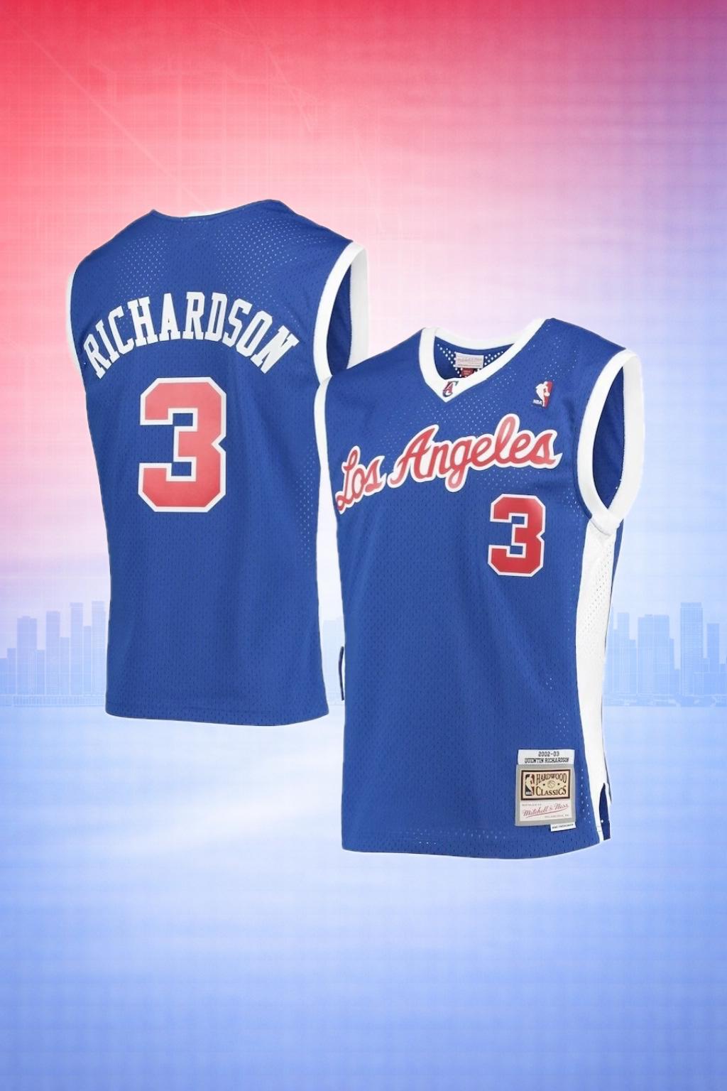Los Angeles Clippers Quentin Richardson #3 Throwback Jersey