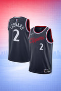 Los Angeles Clippers Kawhi Leonard #2 Black Icon Edition Jersey