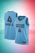 Memphis Grizzlies Yuta Watanabe #4 Light Blue Jersey