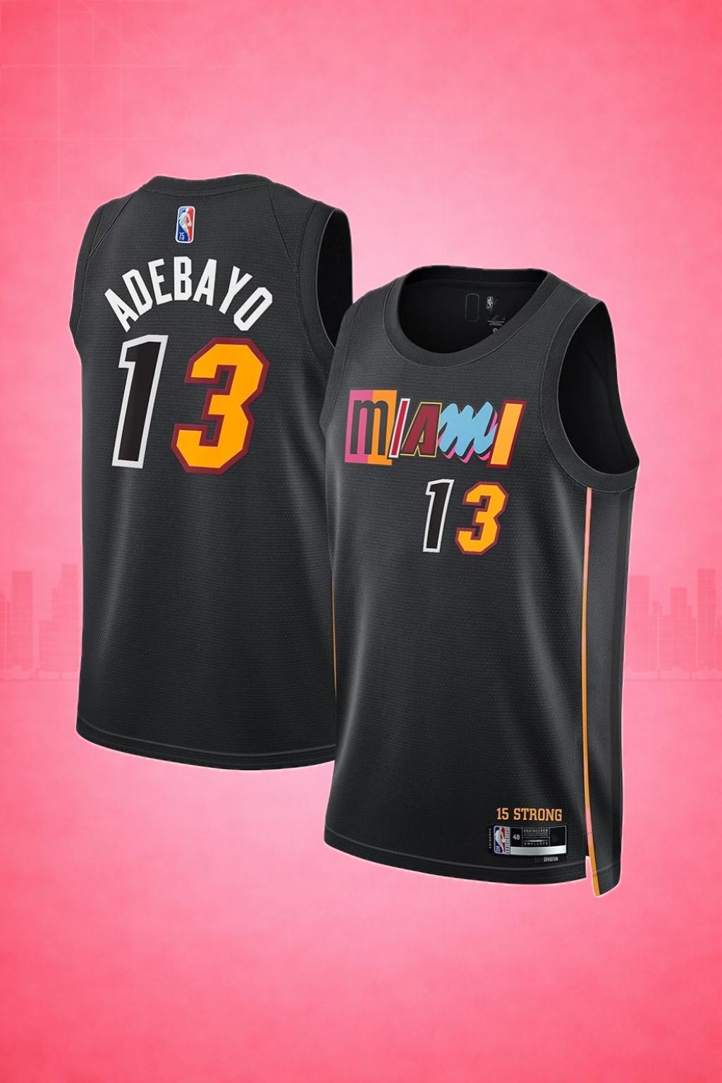 Miami Heat #13 Bam Adebayo City Edition Jersey