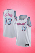 Miami Heat #13 Bam Adebayo Vice Jersey (White)