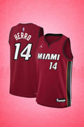 Miami Heat #14 Tyler Herro Red NBA Jersey
