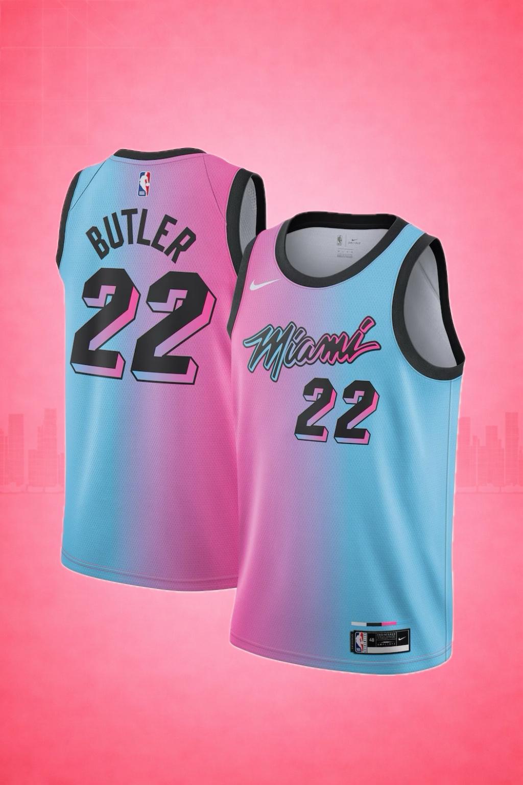 Miami Heat #22 Jimmy Butler ViceWave Jersey