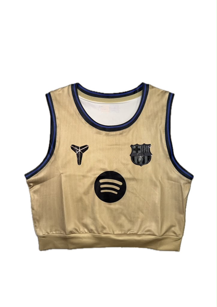 WOMEN'S CROP TANK TOP BARCELONA 2026 THIRD CREAM