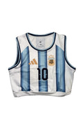 WOMEN'S CROP TANK TOP ARGENTINA 2026 LIONEL MESSI #10 HOME
