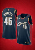 Cleveland Cavaliers #45 Mitchell Navy Statement Edition Jersey – Performance NBA Uniform