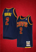 Cleveland Cavaliers #2 Irving Navy Throwback Jersey – 2011-12 Hardwood Classics Edition