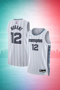 Memphis Grizzlies Ja Morant #12 White City Edition Jersey